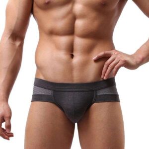 Slip bicolor algodón "UOMO"