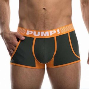 Boxer algodón bicolor con bolsillo "PUMP"