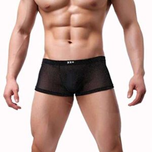 Boxer lycra semi translúcido "UOMO"