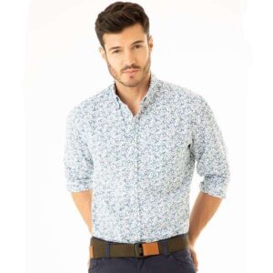 Camisa algodón estampada "VALKYMIA"