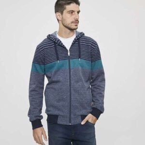 Campera lana tejida con cierre "MAURO SERGIO"