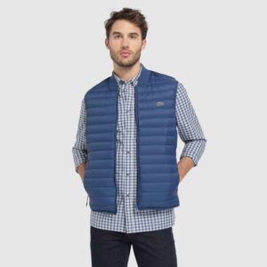 Chaleco campera inflable pluma "LACOSTE"