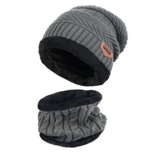 Combo Invierno Gorro Tejido + Cuello Multiuso "TAVERNITI"