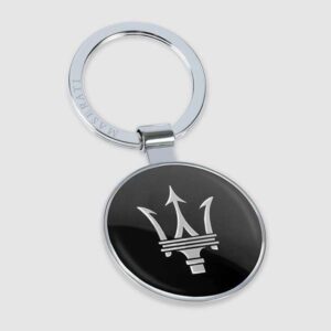 Llavero italiano con logo original escudería MASERATI