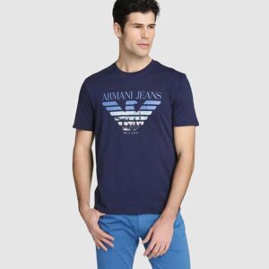 Remera algodón estampada "GIORGIO ARMANI"