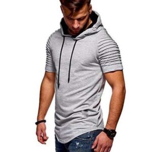 Remera algodón entallada con capucha "EVERLAST"