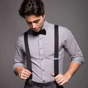 Conjunto Tiradores elastizados + Moño "YVES SAINT LAURENT"