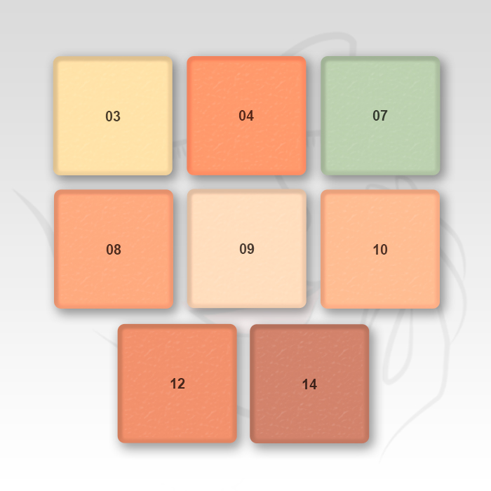 Corrector Cremoso Compacto AP (8 colores) - Imagen 2